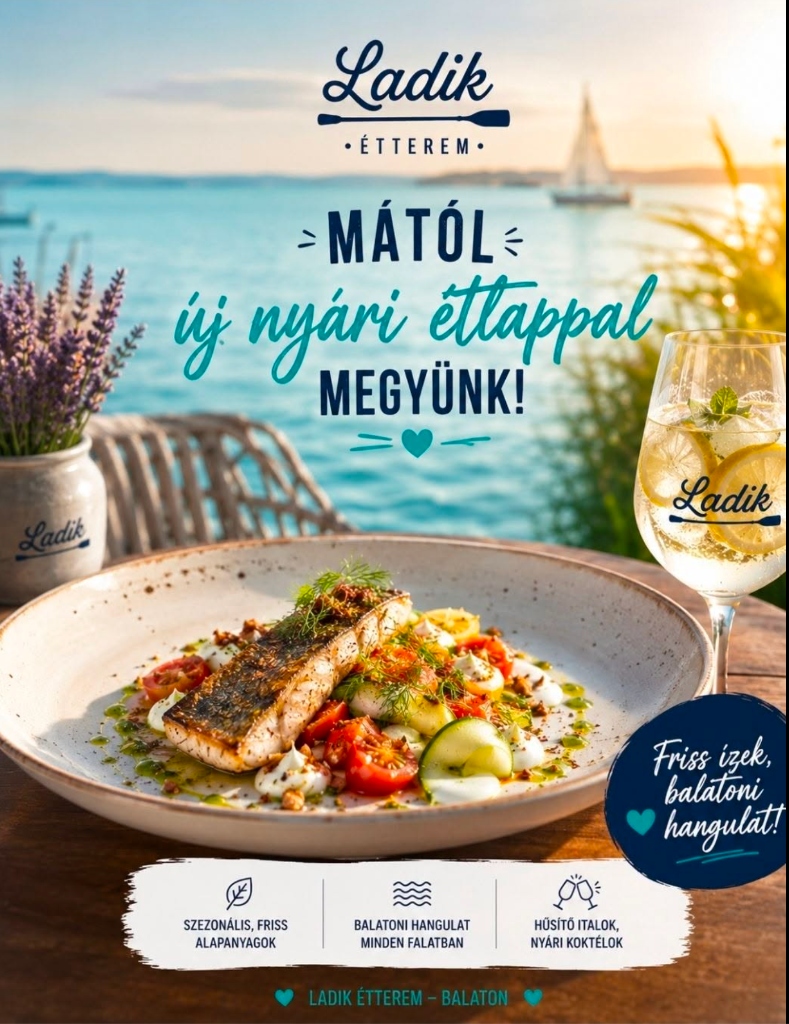 Új nyári étlapunk ajánlata sült lazaccal és frissítőkkel